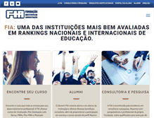 Tablet Screenshot of fia.com.br